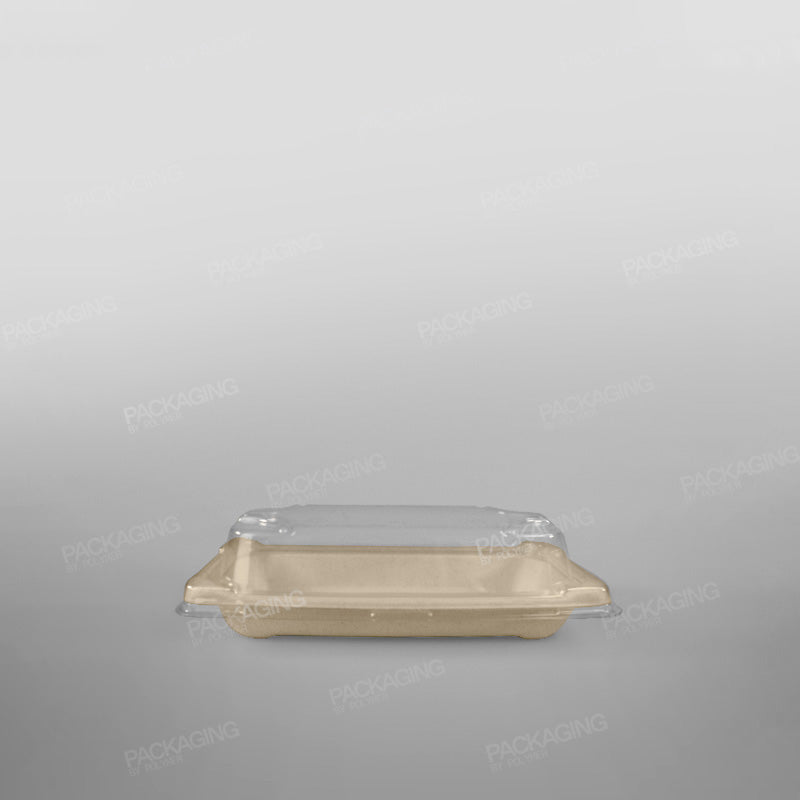 Recyclable PET Lid For Sushi Tray - Size - 162x115mm
