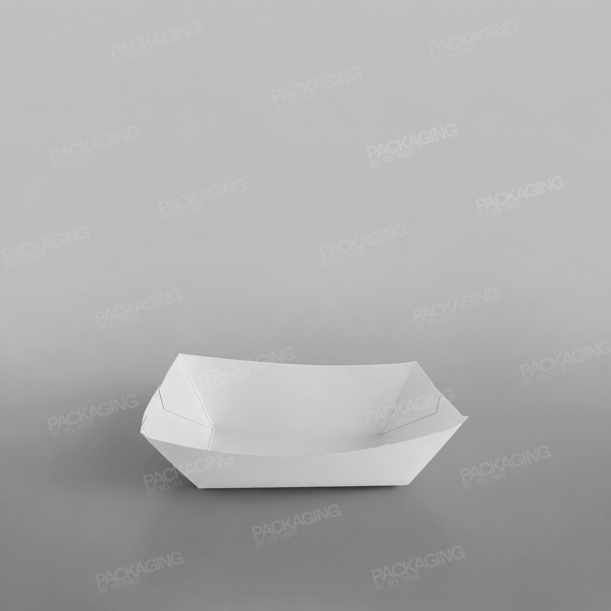 White Paperboard Food Tray
