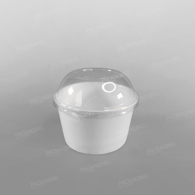 Paper Ice Cream Cups - Plain White
