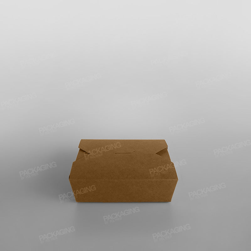 Compostable Leakproof Container, Brown