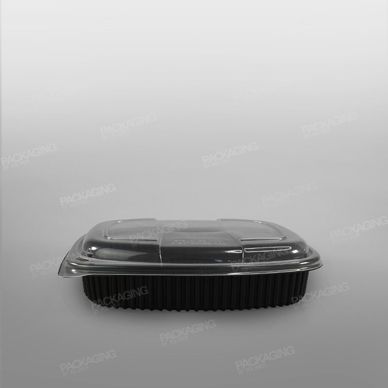GPI Cookipack Black Microwavable Container