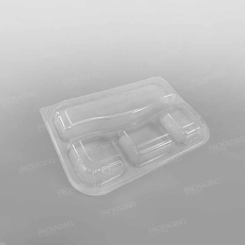 4 Compartment Microwavable Lid For Code MC63