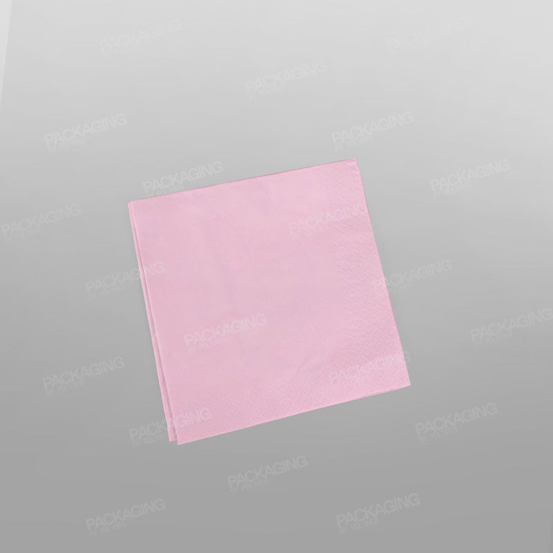 Bulky Soft Pink Nakins - 2 Ply - 33 x 33cm