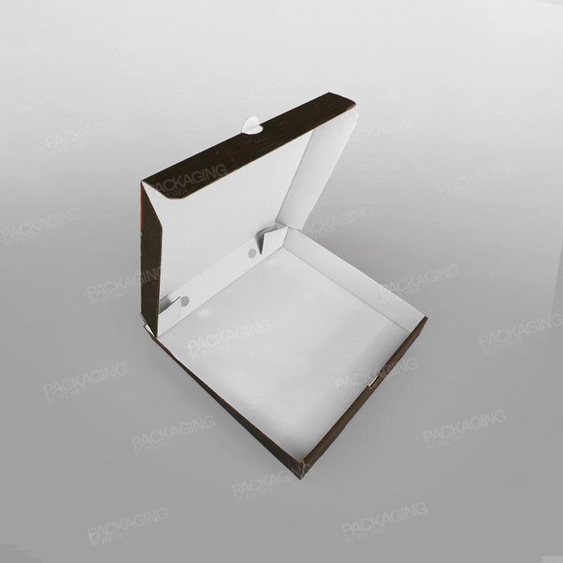 White Square Printed Pizza Box - Freshly Baked