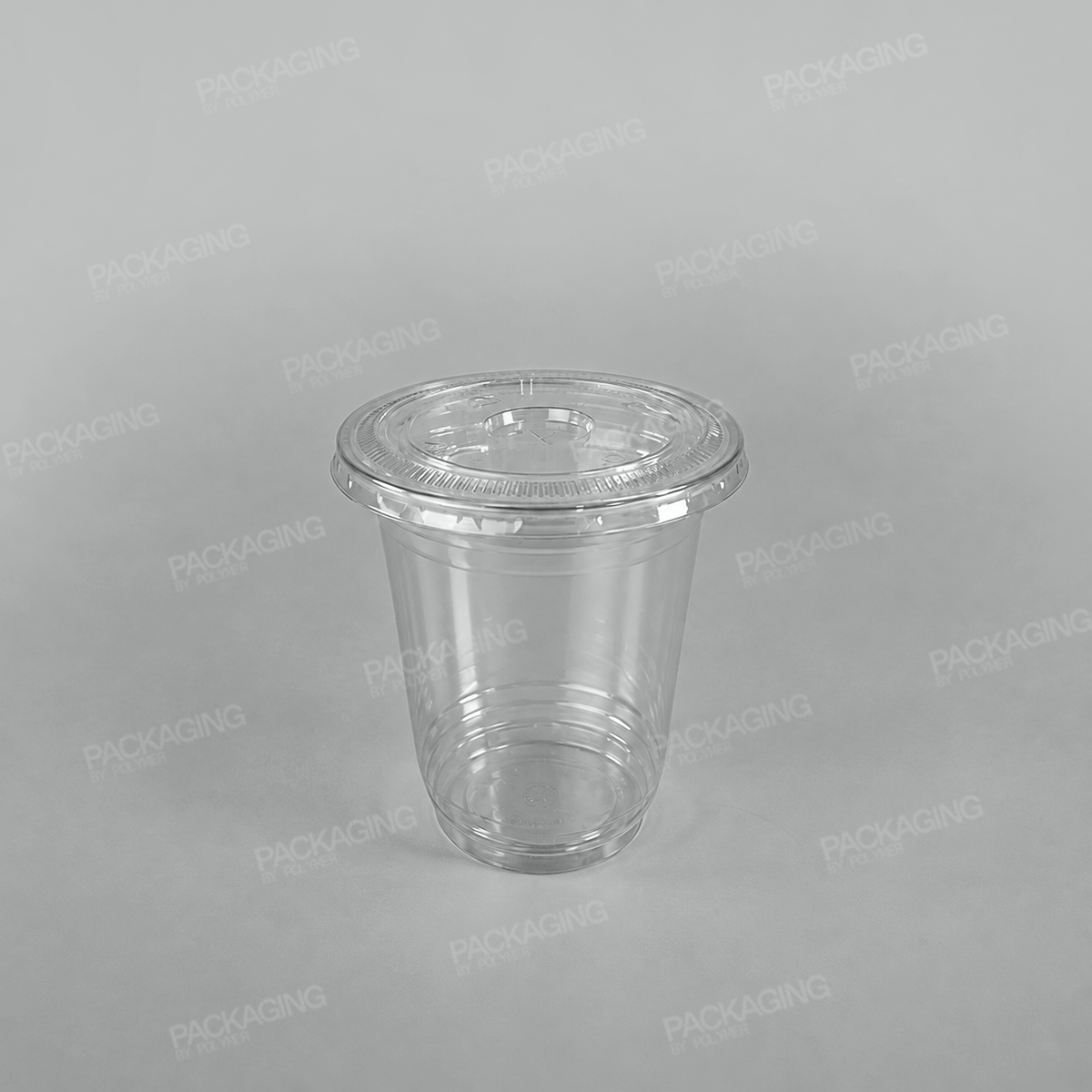 Recycled Plastic Flat Lid With Straw Slot To Fit 12oz Cup PLC11G
