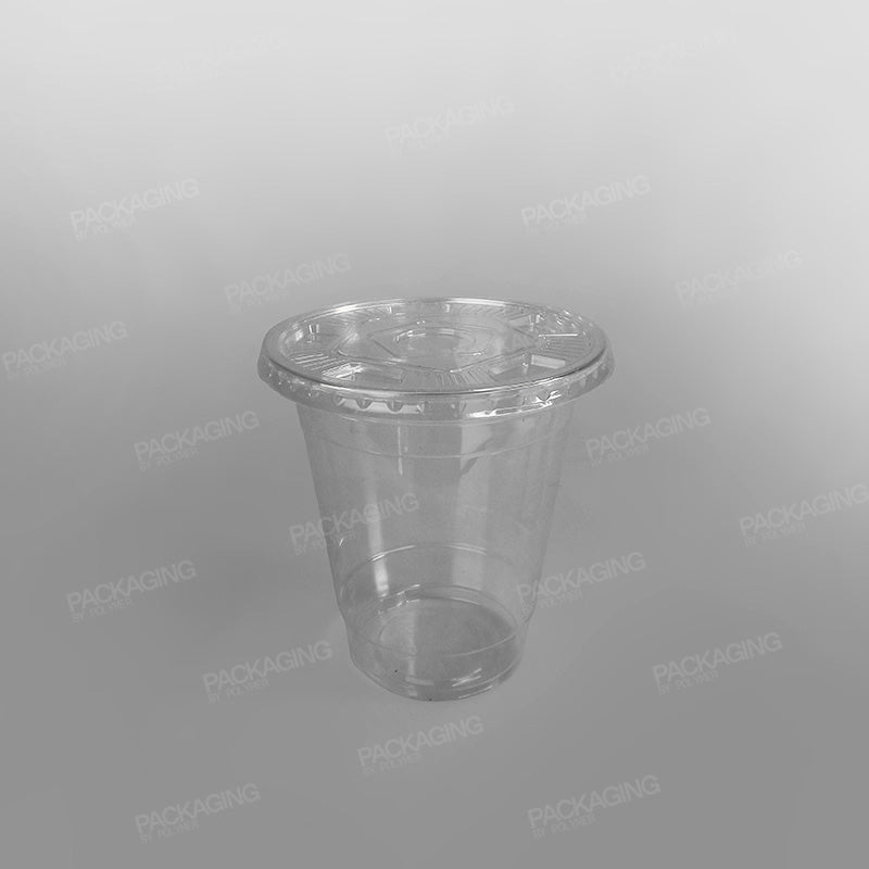 Dispo PLA Straw Slot Flat Lid To Fit Dispo PLA Smoothie Cups [9-20oz]