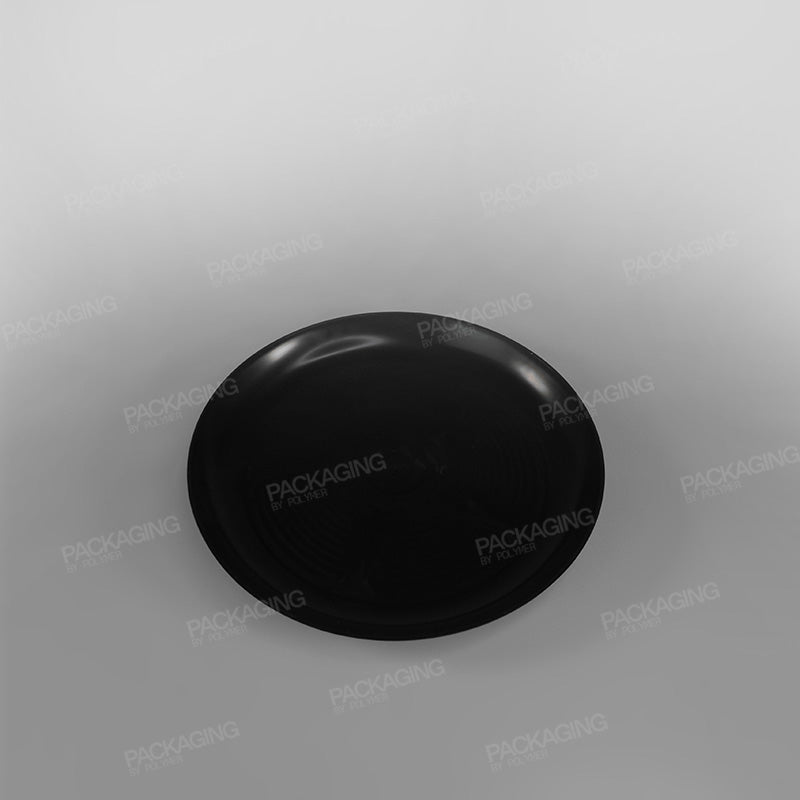 Plastic Round Black Plates