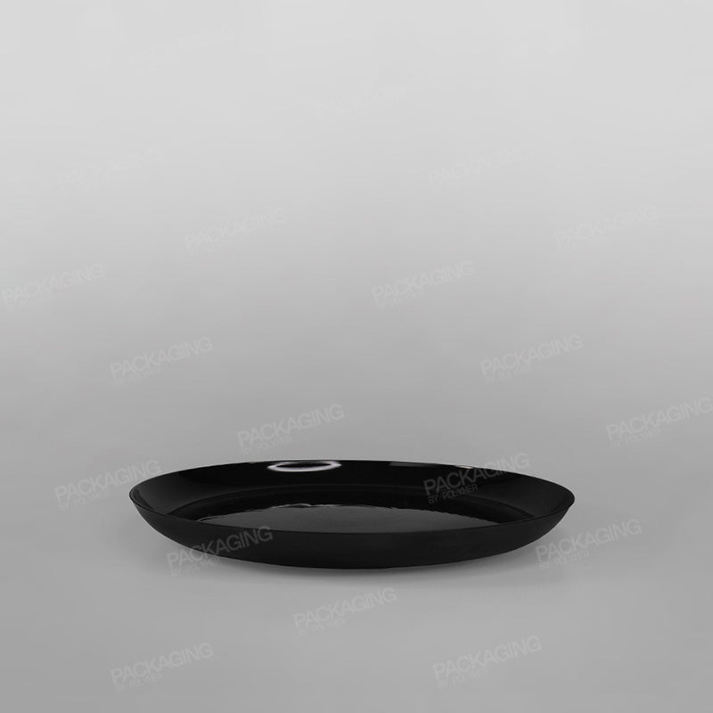Plastic Round Black Plates