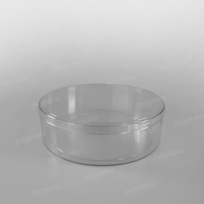 Clear Round Plastic Dessert/ Biscuit Presentation Box