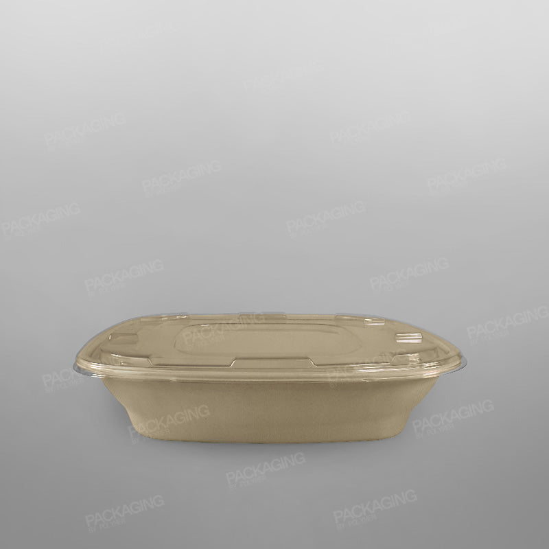 PET Lid For Sabert Square Catering Bowl
