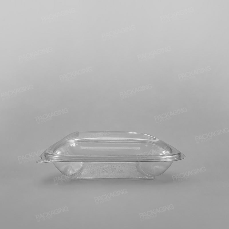 GPI Crudipack Clear Square Salad Bowl Base - FCR140H25
