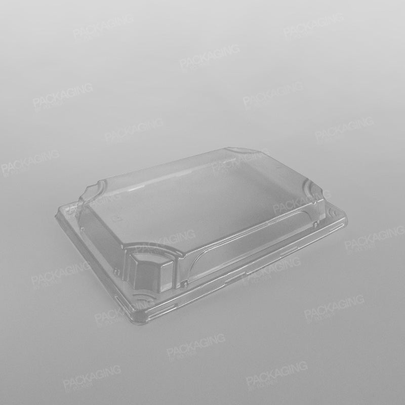 Plastic Sushi Tray & Lid - 221x138x23mm