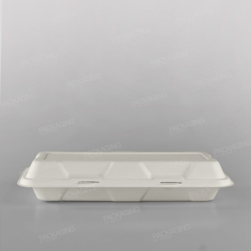 Vegware Compostable Bagasse 12x6inch Fish & Chips Box