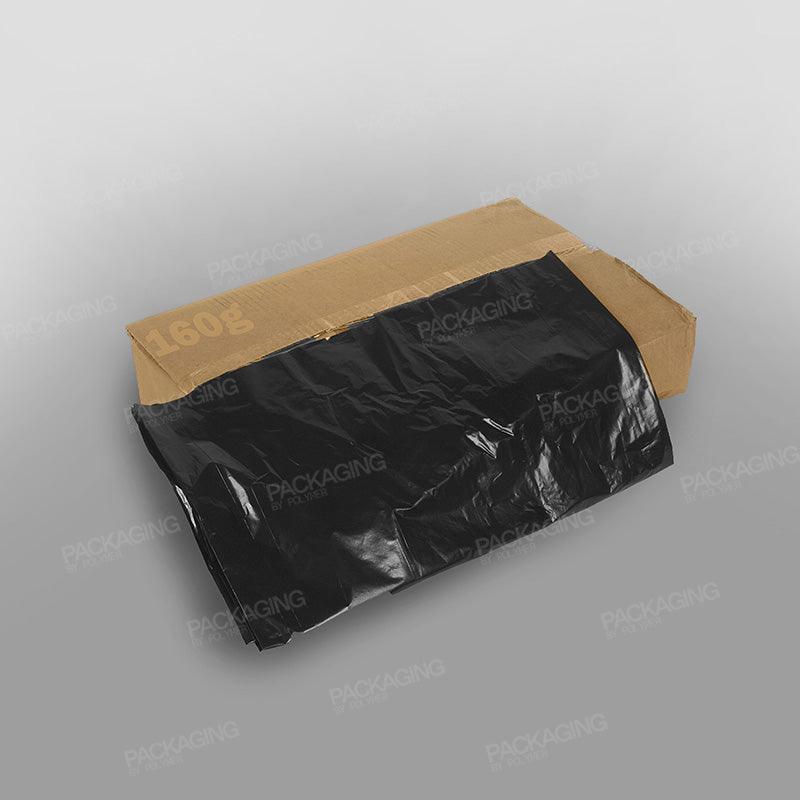 Black Refuse Bag - 20 x 34 x 39 inch - 160G - Packaging By Polymer
