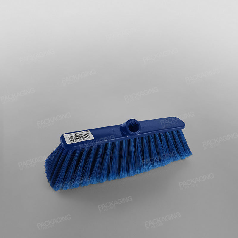 Blue Plastic Broomhead Soft Bristle