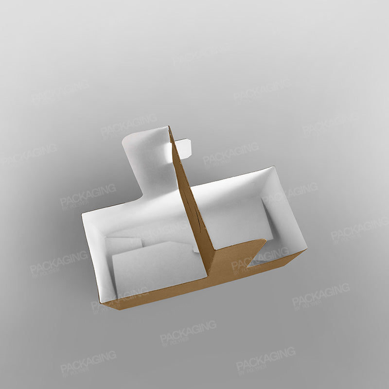 Kraft Paper Cup Carrier For 2/4 Cups