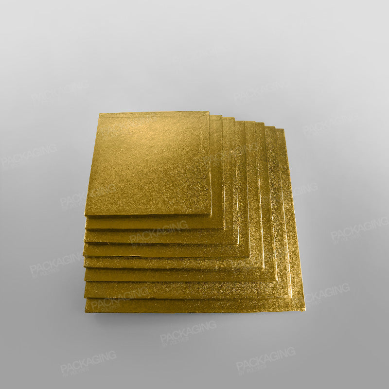 Cake Drums Square, Gold