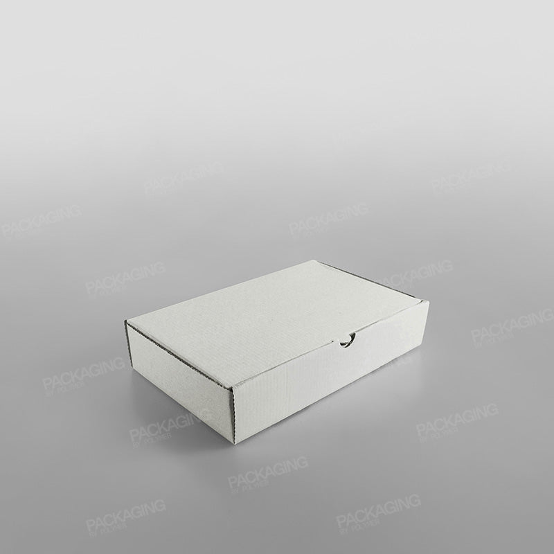 White Corrugated Fish & Chips Boxes