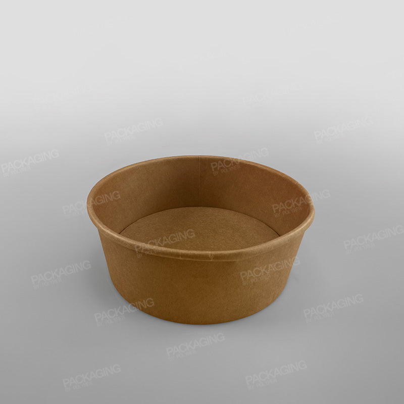 Polymer Paper Food Bowl - Kraft
