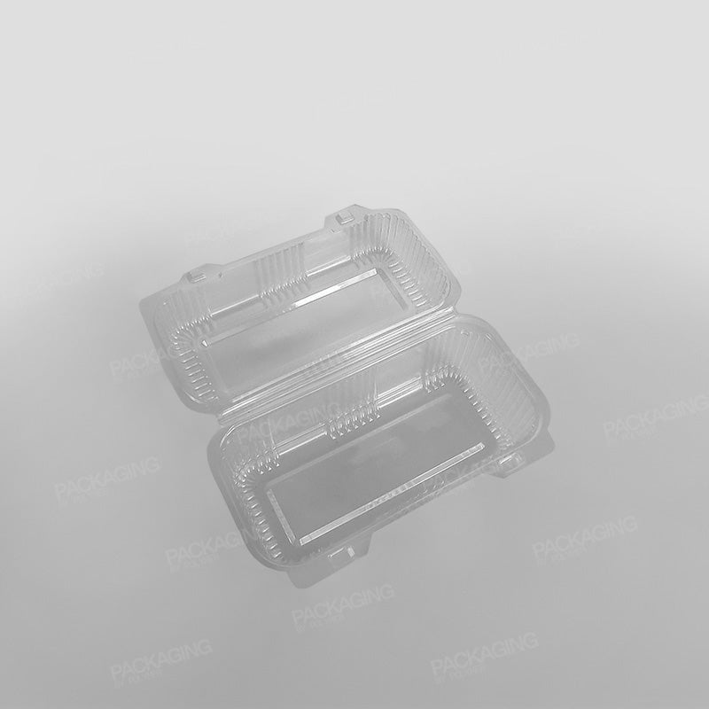 Somoplast Clear Hinged Rectangular Bakery Container