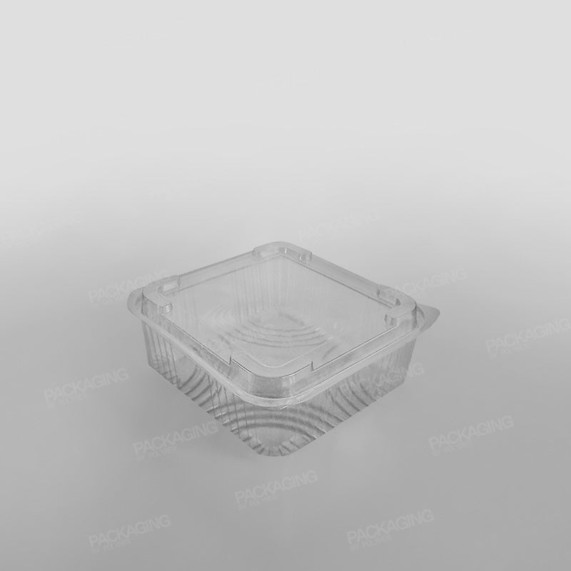 Somoplast Clear Hinged Domed Square Container