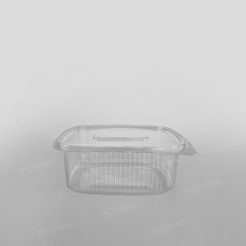 Somoplast Clear Hinged Flat Square Container