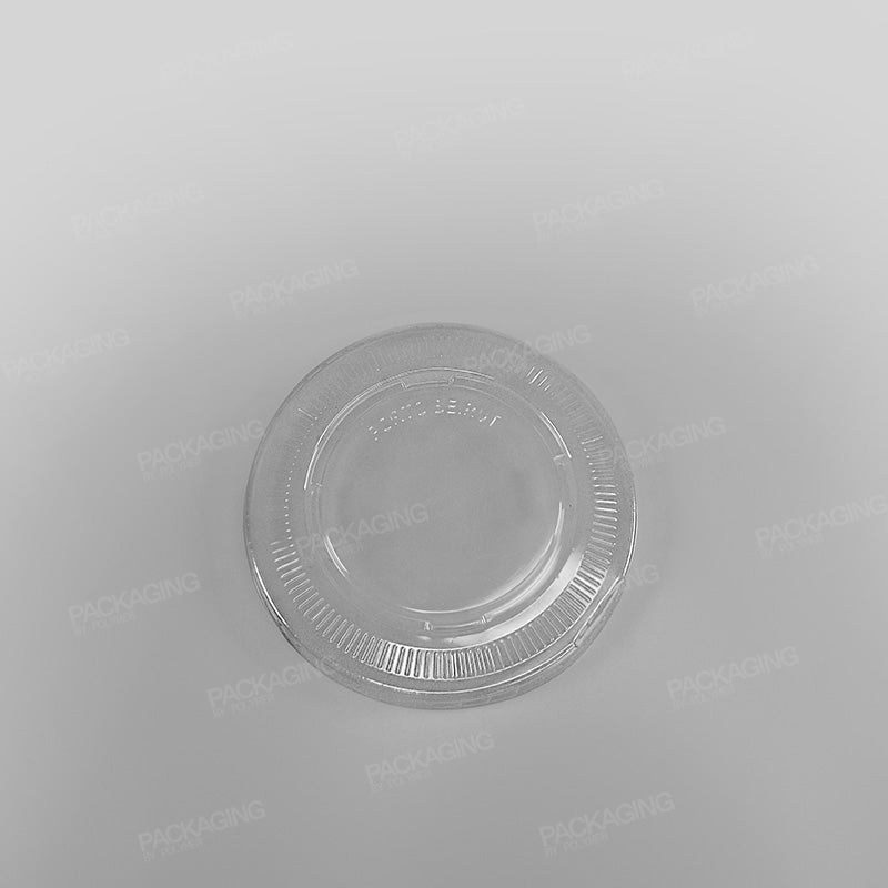 Clear Flat Lid To Fit Ice Cream Cups - White & Green Designs