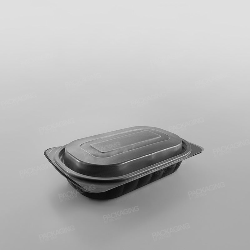 Somoplast Black Microwavable Container - 750cc
