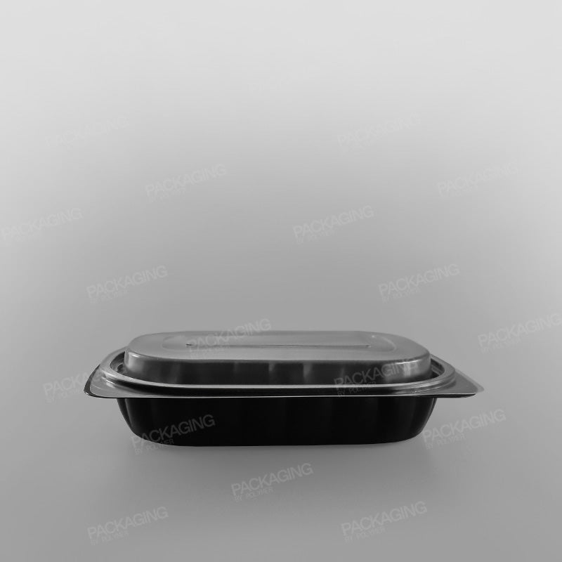Somoplast Black Microwavable Container - 750cc