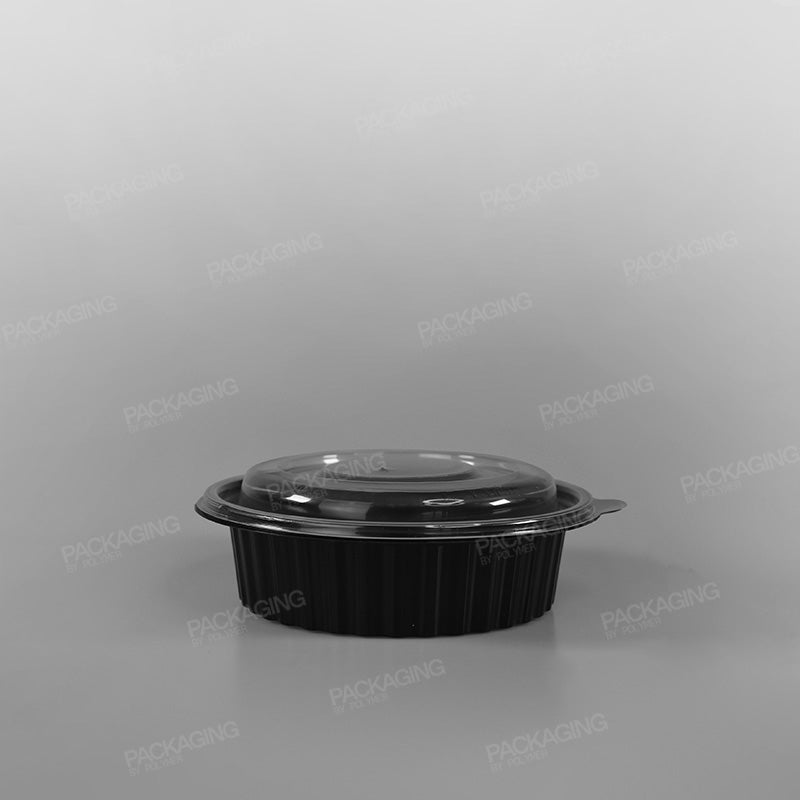 Somoplast Black Microwavable Bowl