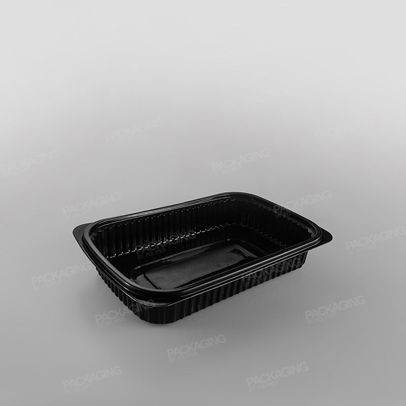 Somoplast Black Microwavable Container