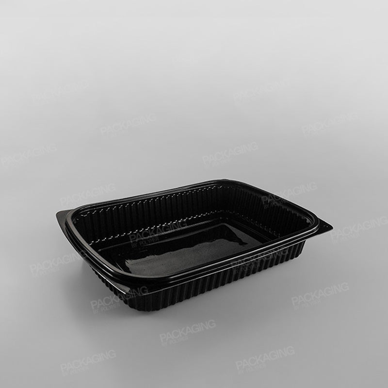 Somoplast Black Microwavable Container