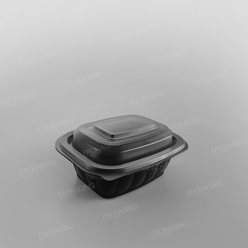 Somoplast Small Black Microwavable Take Away Container