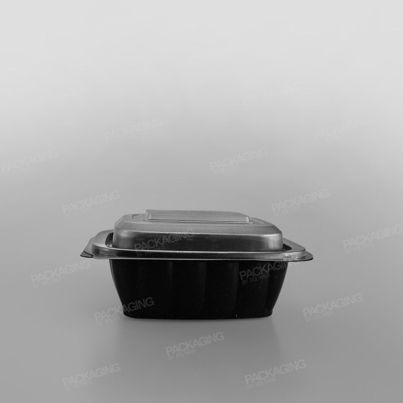 Somoplast Small Black Microwavable Take Away Container