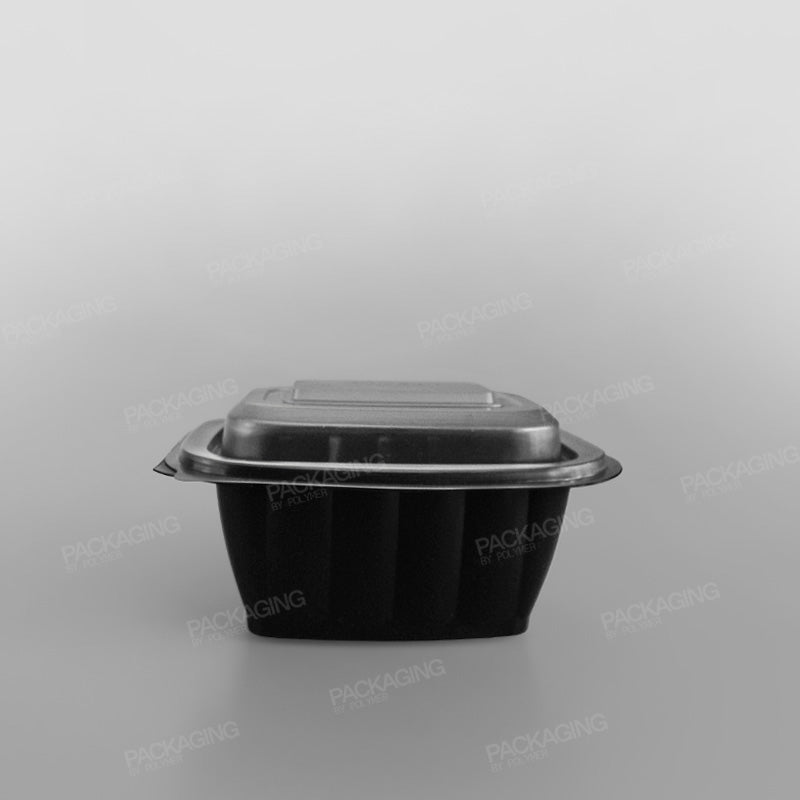 Somoplast Small Black Microwavable Take Away Container