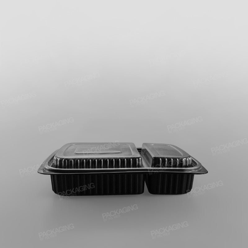 Somoplast 2 Compartment Clear Microwavable Lid To Fit MC41/ 827 Container