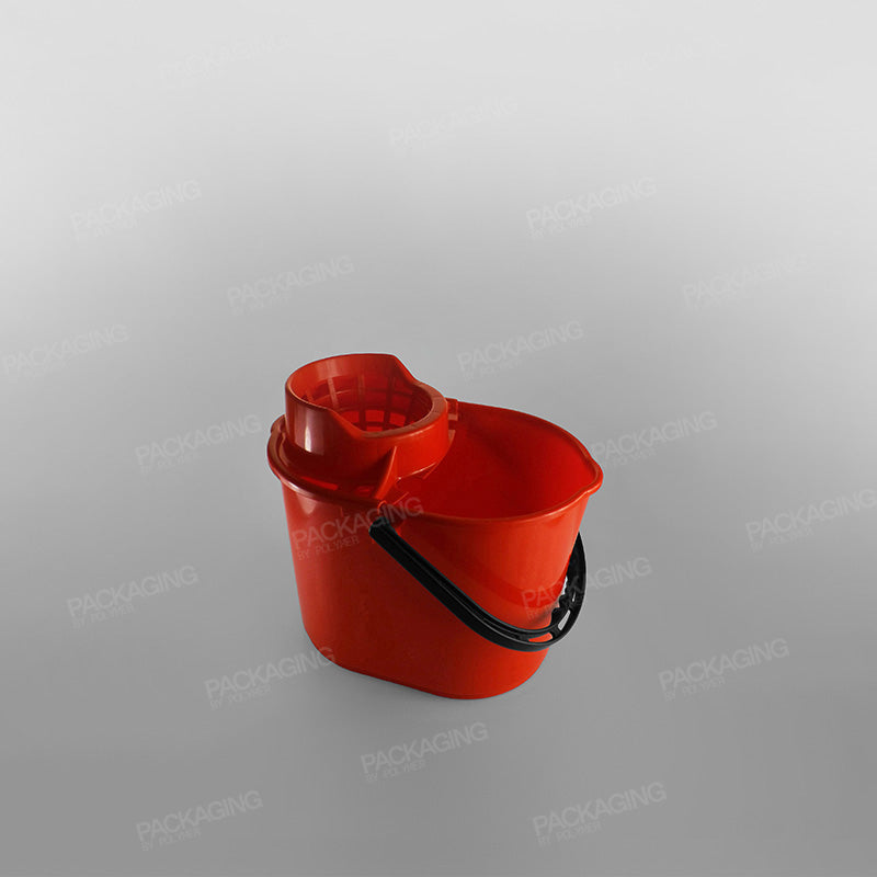 12 Litre Deluxe Mop Bucket - Red