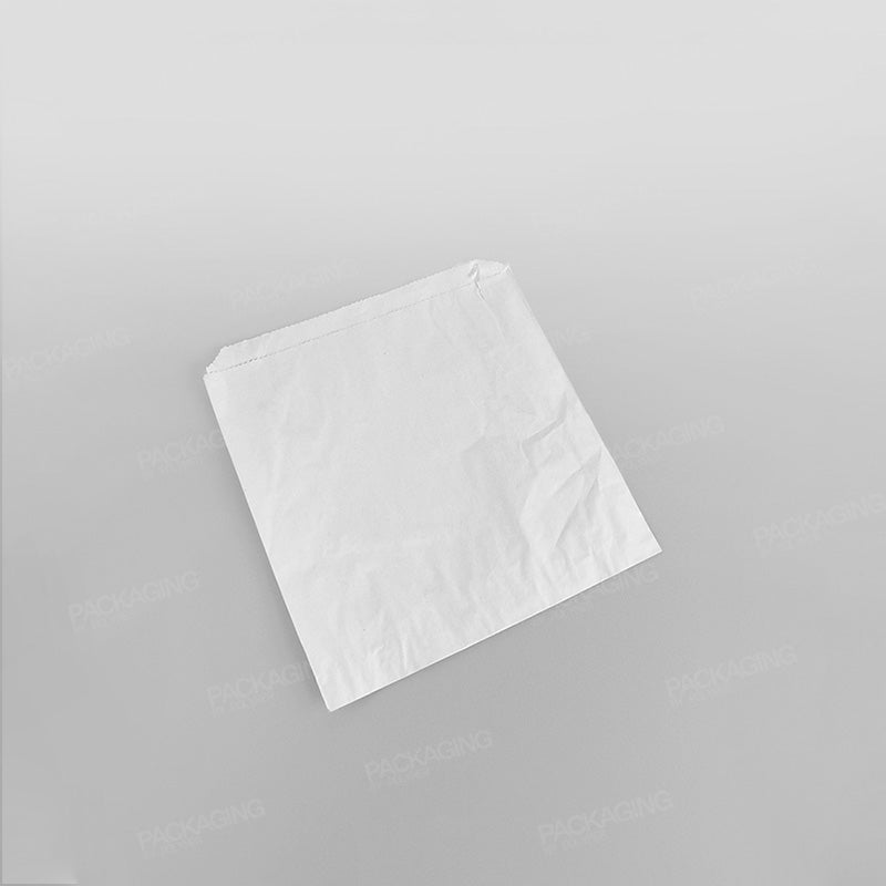 White Sulphite Paper Bag Strung