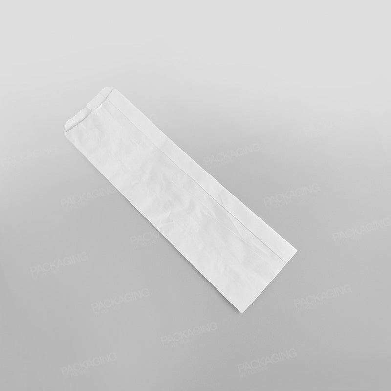 White Greaseproof Paper Bag Strung [Baguette]