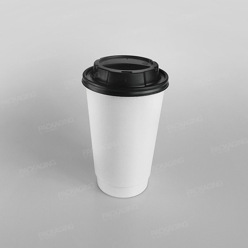 Go-Pak White Paper Cup Hot - Double Wall