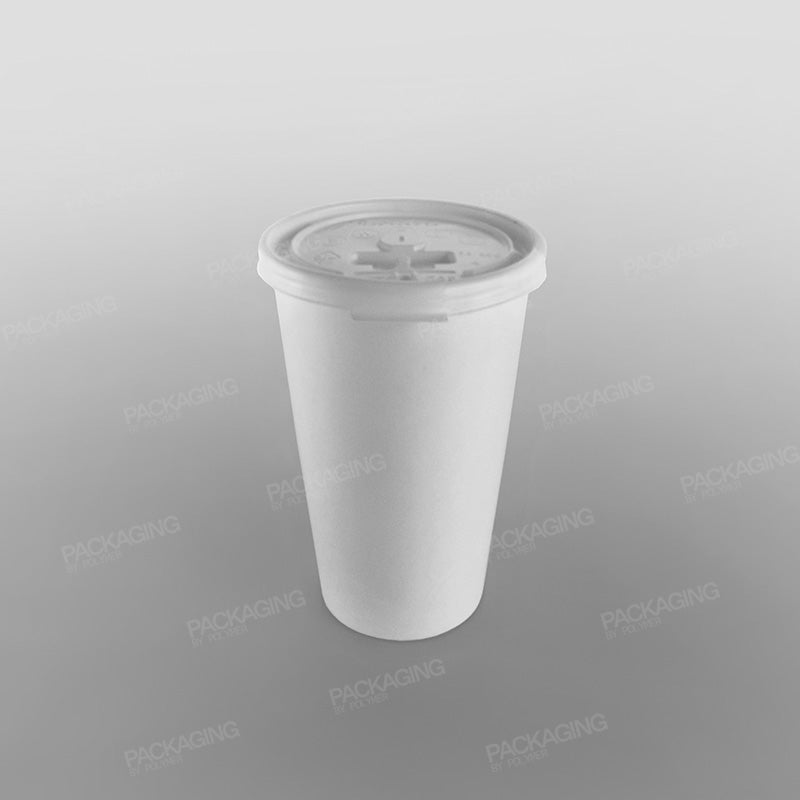 Single Wall White Paper Coffee Cup
