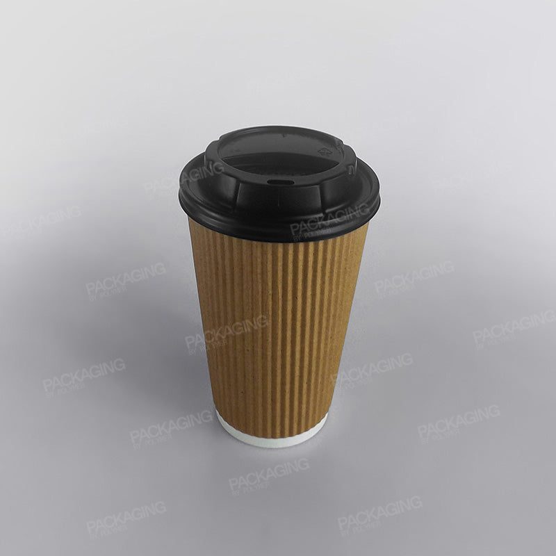 Ripple Paper Cup Hot - Kraft