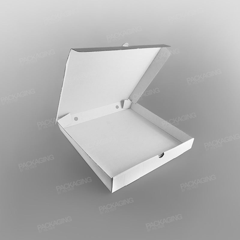 Pizza Box White Plain, Square