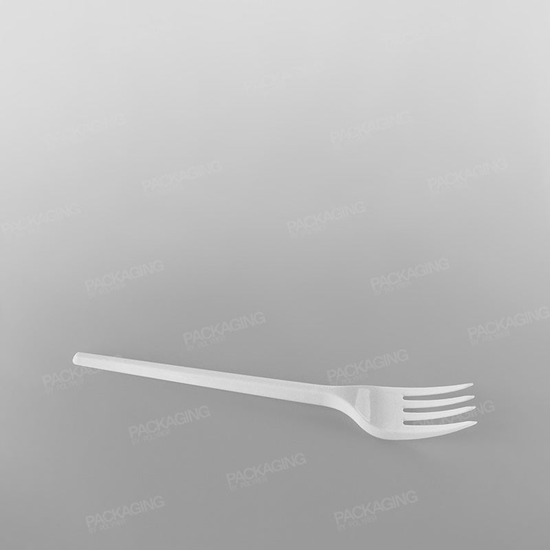 Plastic White Economy Forks