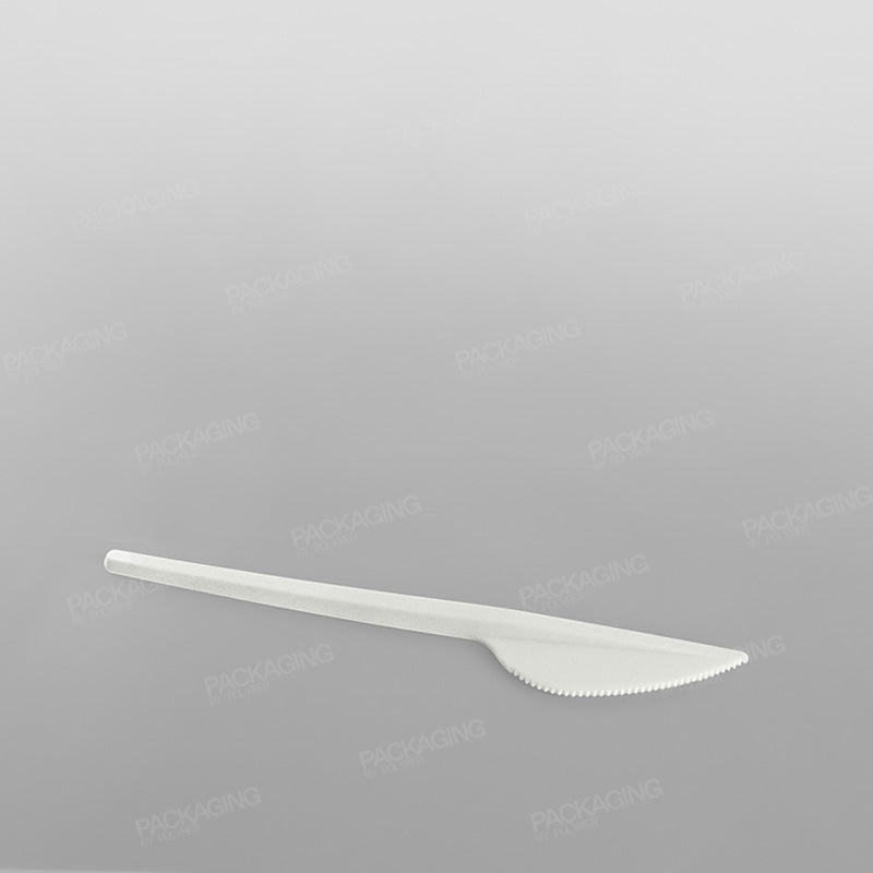 Plastic White Economy Knives