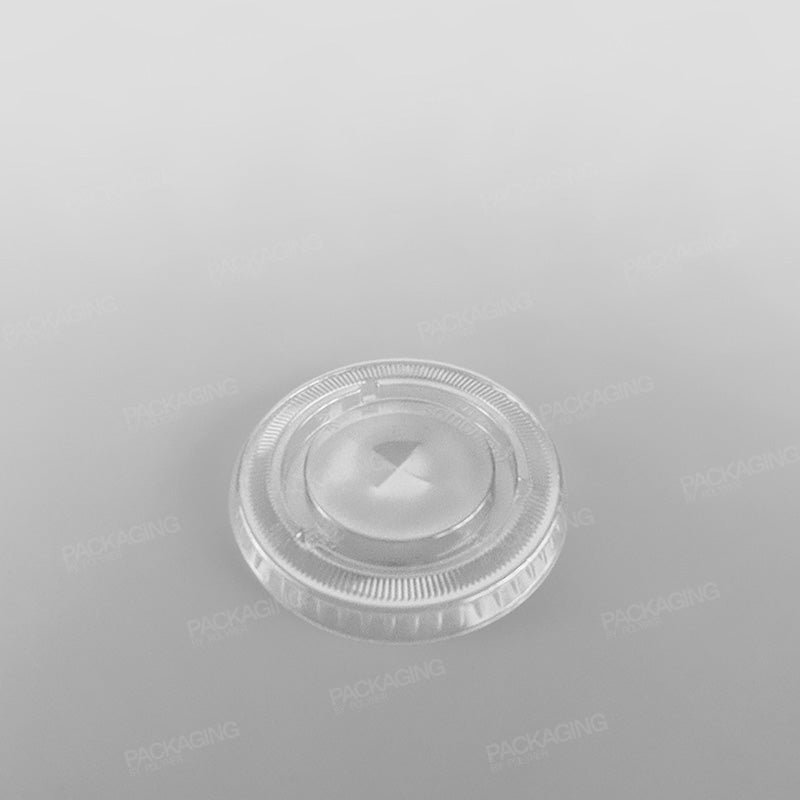 Somoplast Clear Straw Slot Lid for PP Plastic Drinking Cups - 350cc