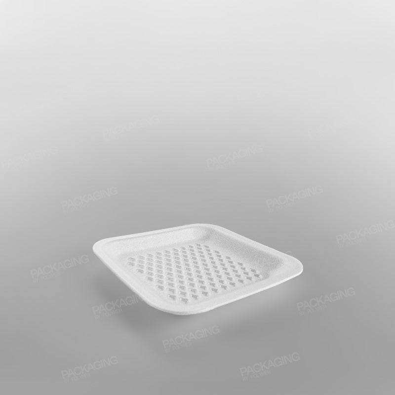 [M1] Polystyrene White Tray [133x133x15mm]