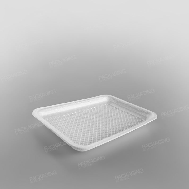 [13M] Polystyrene White Tray [216x152x16mm]