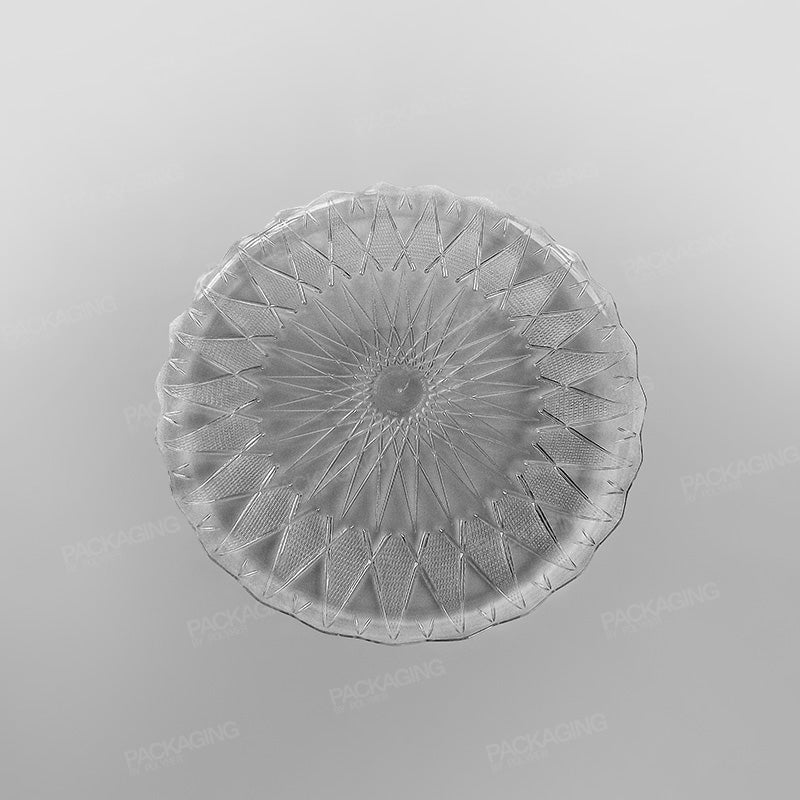 Plastic Round Tray Clear