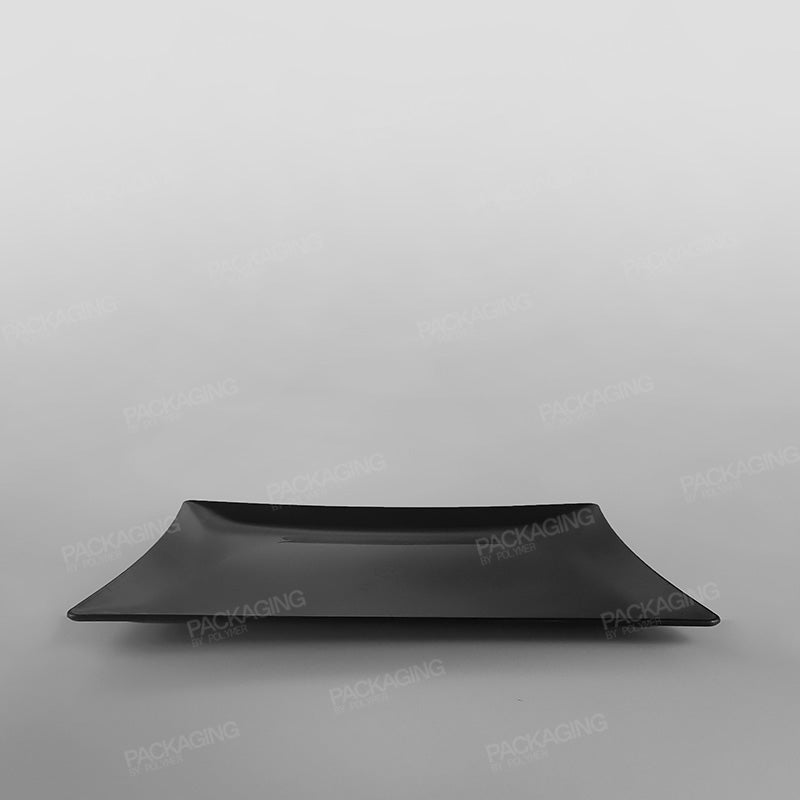 Plastic Presentation Trays Oval Black